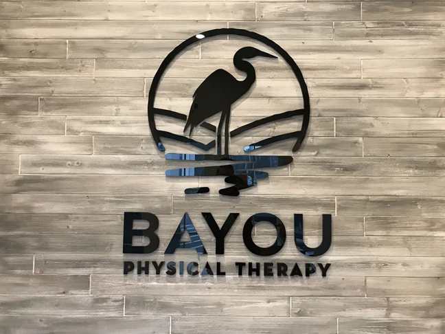 Bayou Physical Therapy 3D Signs & Dimensional Letters